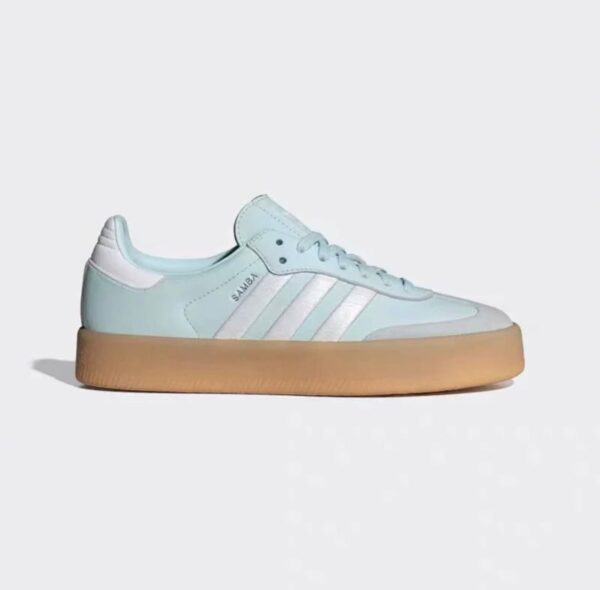 Adidas Samba-Silver Blue