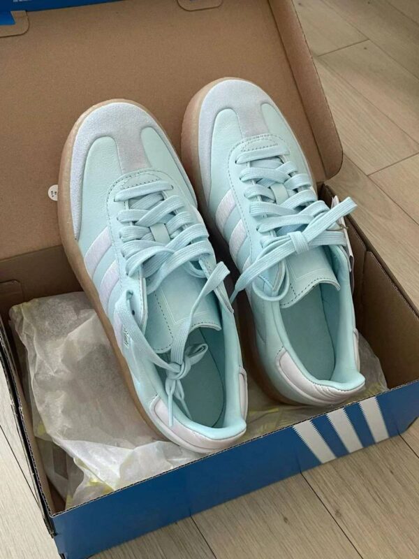 Adidas Samba-Silver Blue - Image 7