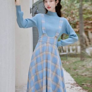 Retro Charm Dress Set