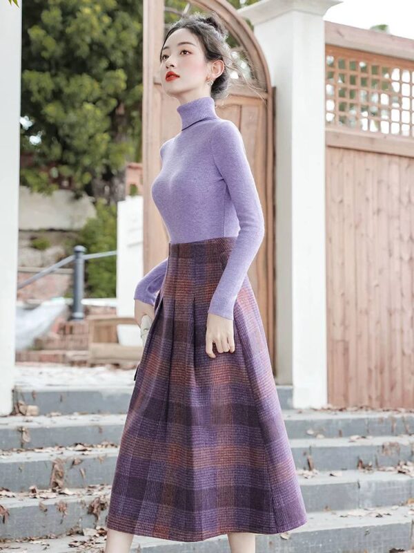 Retro Charm Dress Set - Image 6