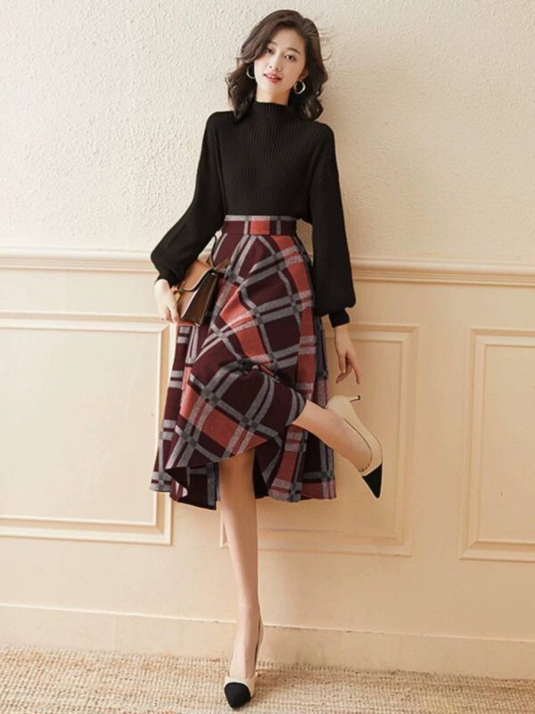 Retro Charm Dress Set