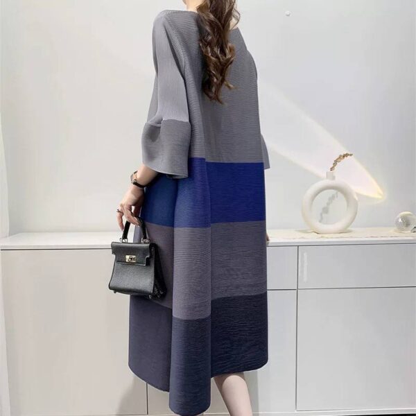 Pleated Breeze Midi Dress - Image 5