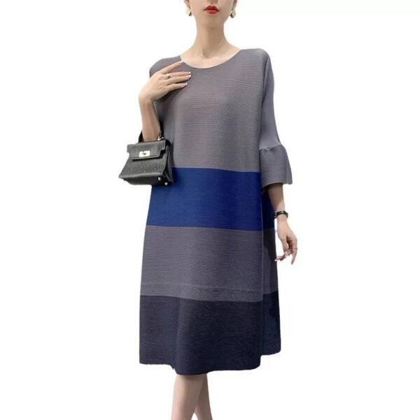 Pleated Breeze Midi Dress - Image 6