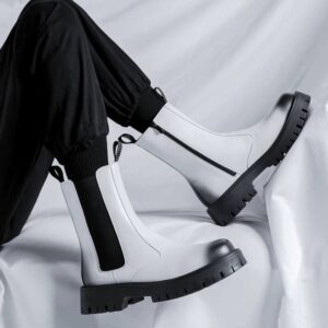 Monochrome Street Chelsea Boots